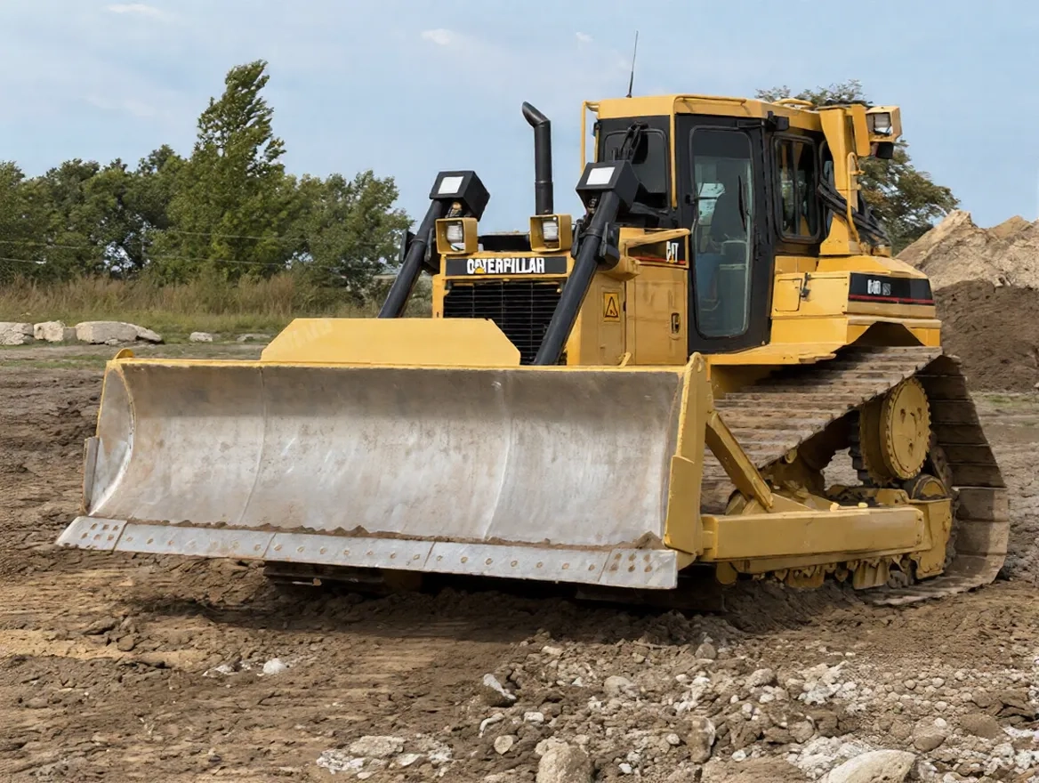 Болотний бульдозер Caterpiller