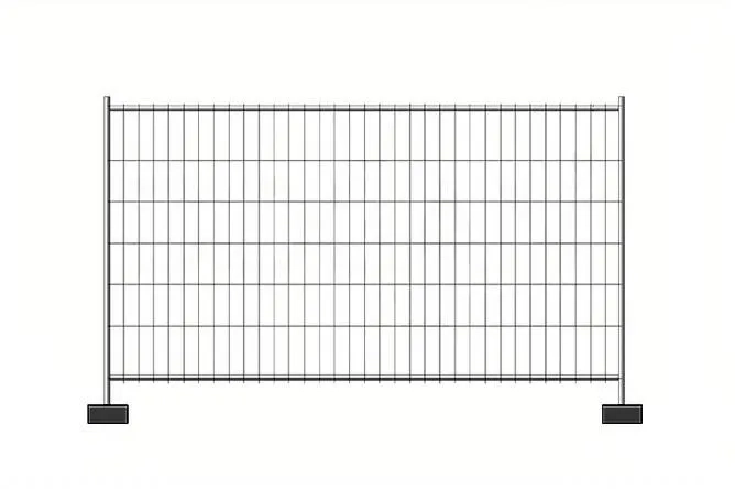 Мобільне огородження тип F3 - тимчасова секція