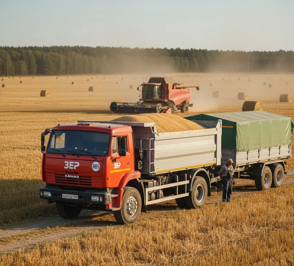 Зерновоз КАМАЗ 65115 (ЗЕР) (885)