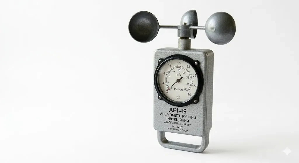 Анемометр АРІ-49 для кранів та будівництва