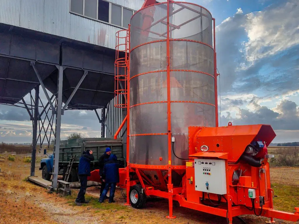 Професійна мобільна зерносушарка!