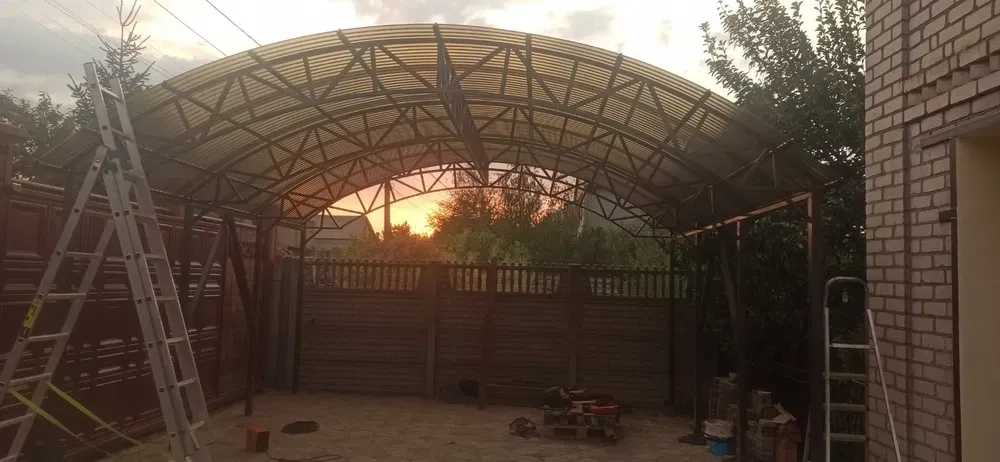 Навесы, Козырьки, Автонавесы, Беседки — Изготовление по Вашему Дизайну! 2 000 грн.