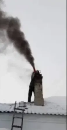 Димохід чистимо, сажа. Система BITYTBO.100% 2-й викид сажі.