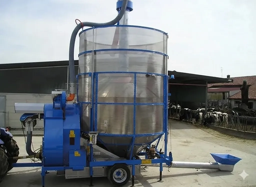 Зерносушарка мобільна: швидка сушка