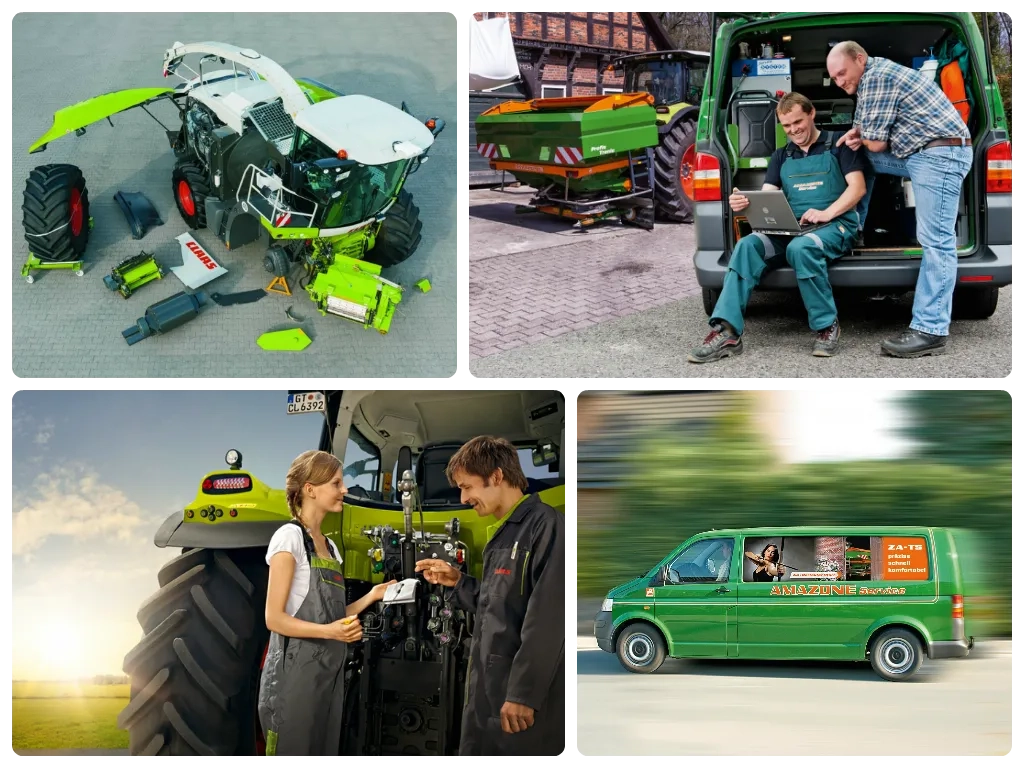 Сервісне обслуговування техніки CLAAS, JOHN DEERE