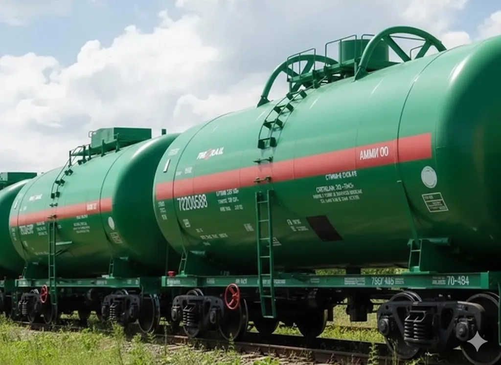 Вагон-цистерна: транспортування рідких вантажів