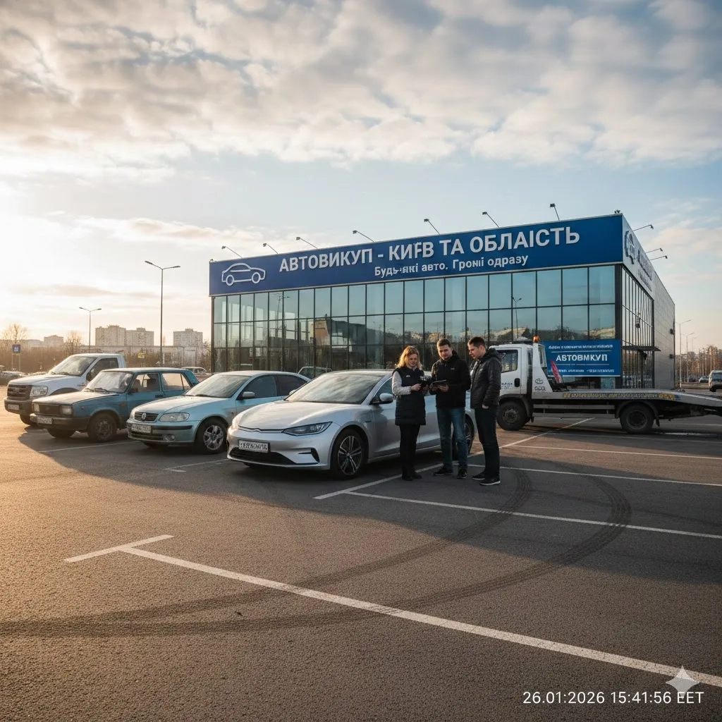 Автовикуп за ринковою ціною: Київ та область.