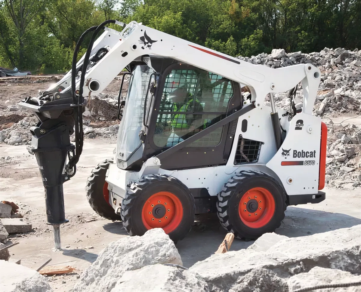 Гідромолот на міні-навантажувач (Bobcat, Case, CAT)