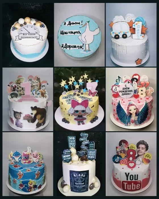 Ексклюзивні торти на замовлення: натуральний склад та неповторний дизайн для вашого свята!