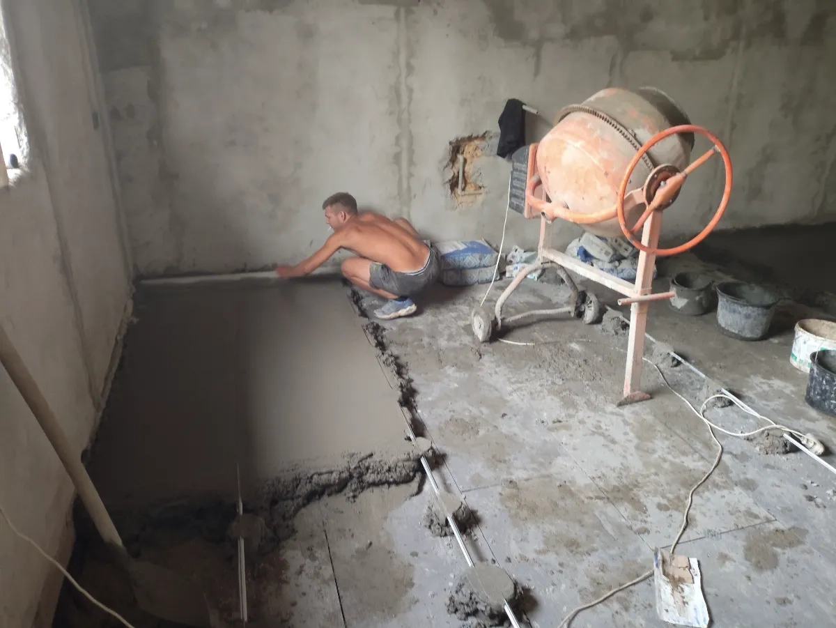 Бетонные работы. Фундаменты. Стяжки пола.