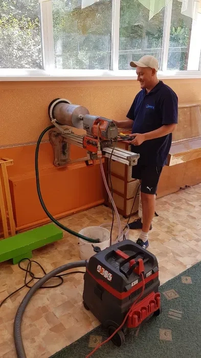 Алмазное бурение любой сложности, резка бетона железобетона , кирпича.