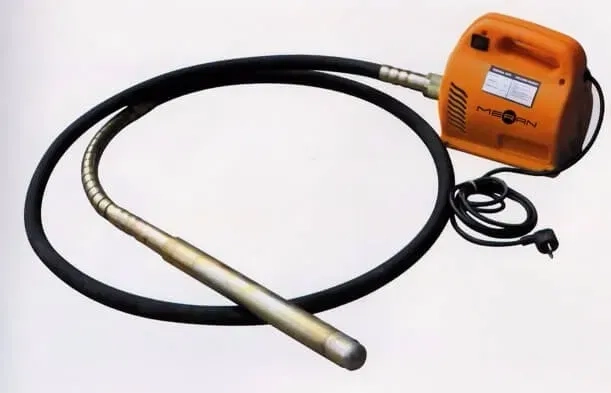 Глибинний вібратор для бетону: готовий до роботи