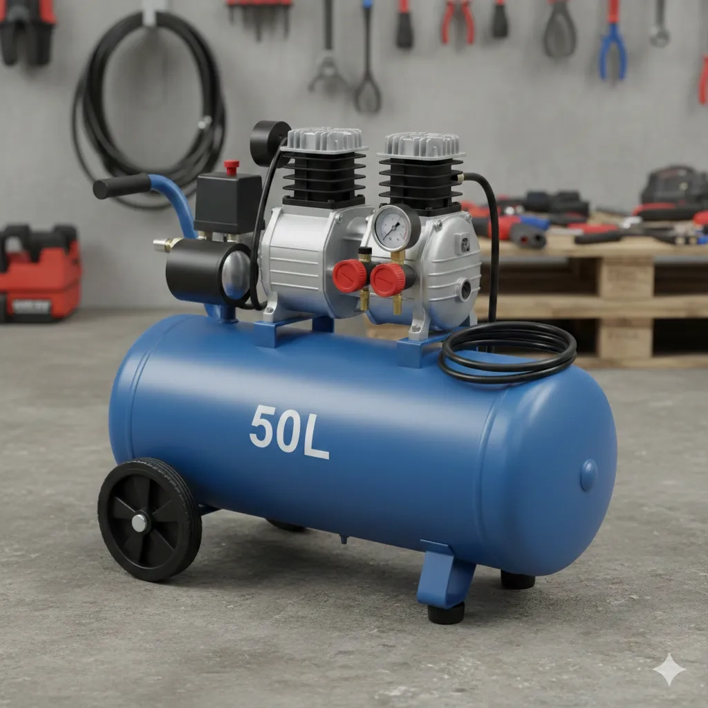 Потужний компресор (50 л) - готовий до роботи!