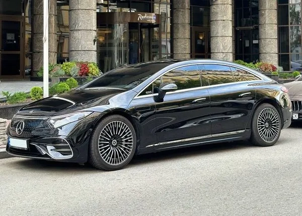 164 Авто на весілля Mercedes Benz EQS 450+ електро трансфер