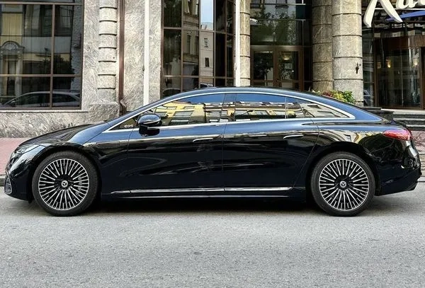 164 Авто на весілля Mercedes Benz EQS 450+ електро трансфер