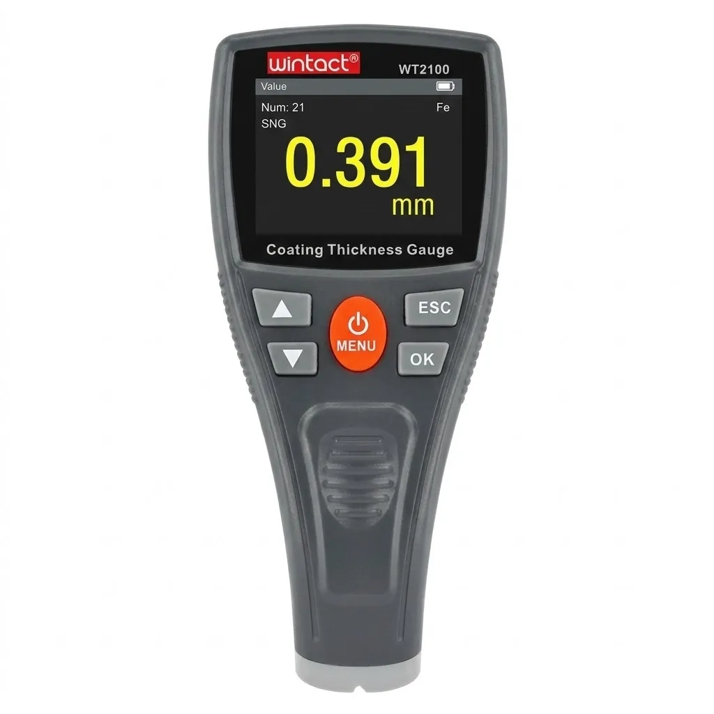 Товщиномір HD-дисплей Fe, 0-1800мкм WINTACT WT2100