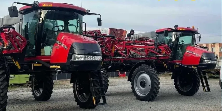 Самохідний обприскувач, внесення КАС, ЗЗР