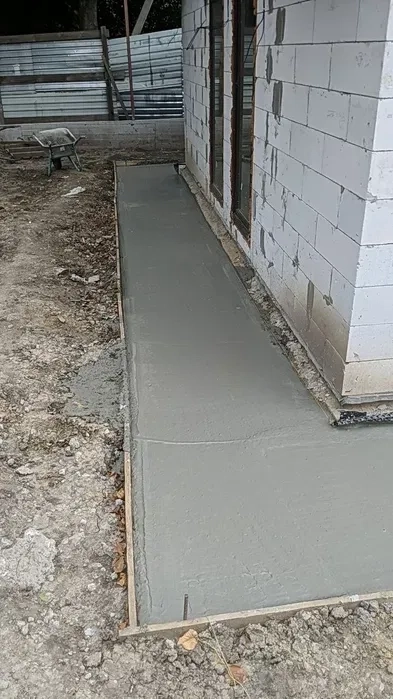 Зрбимо вимощення отмостку фундамент бетон моноліт