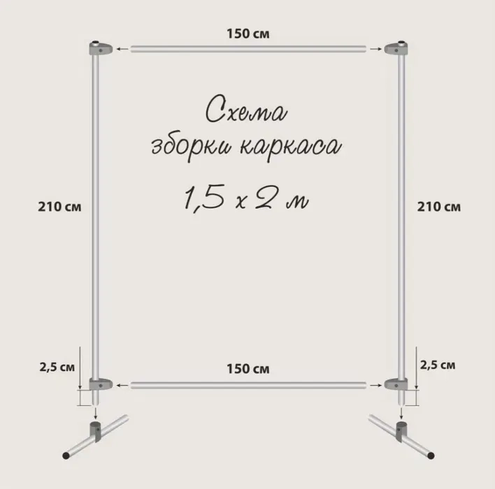 Каркас для фотозони
