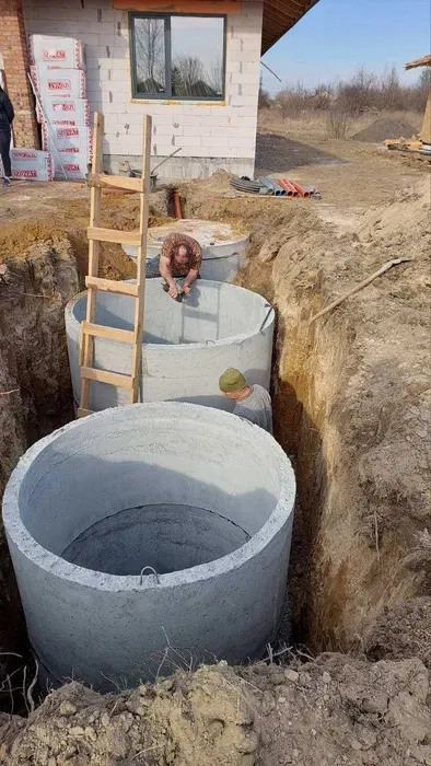 Водопровід Копання Септиків ПІД КЛЮЧ Каналізація кільця круги бетонні