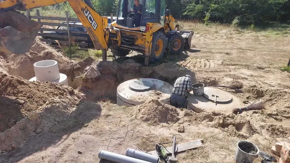 Водопровід Копання Септиків ПІД КЛЮЧ Каналізація кільця круги бетонні