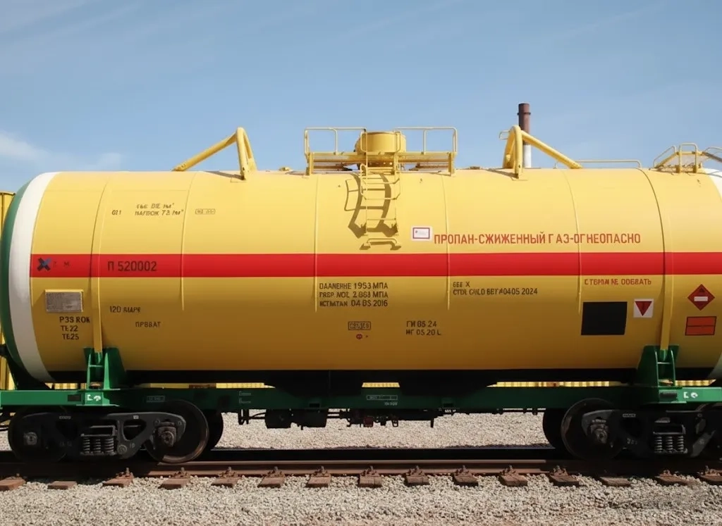 Вагон-цистерна для перевезення рідких речовин