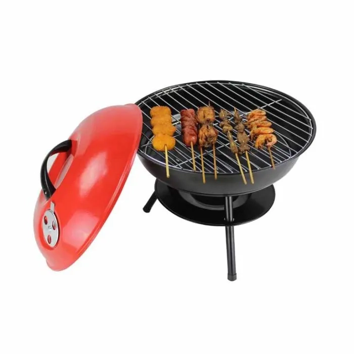 Вугільний гриль для BBQ — нержавіюча сталь