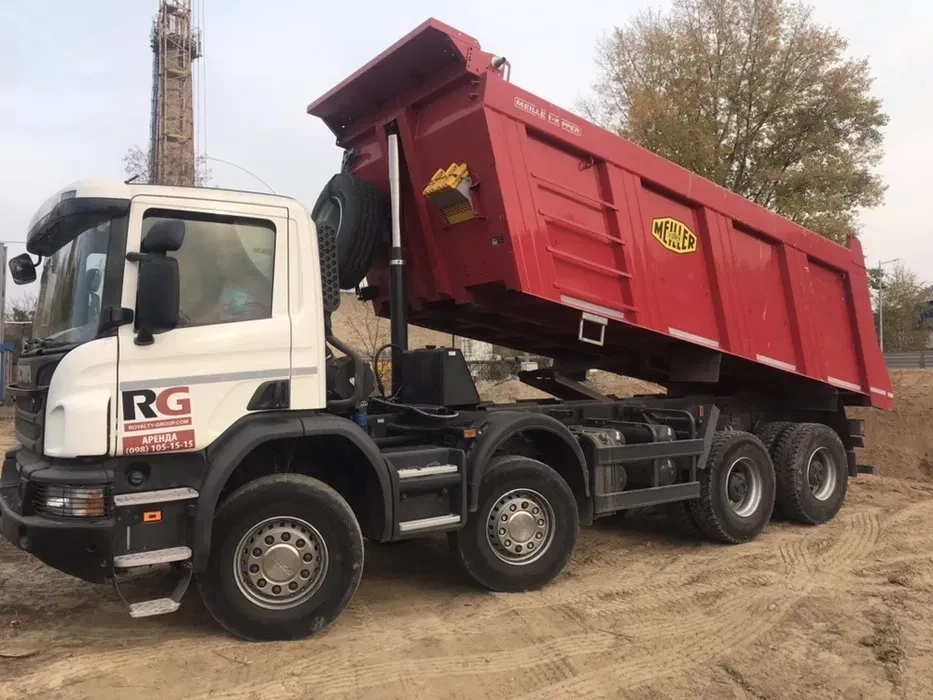 Послуги самоскидів 30 тон. Перевезення тридцятками