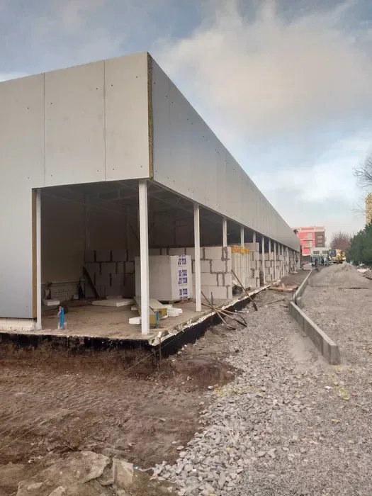 Будівництво мафи, ларьки, магазини, склади, ангари.