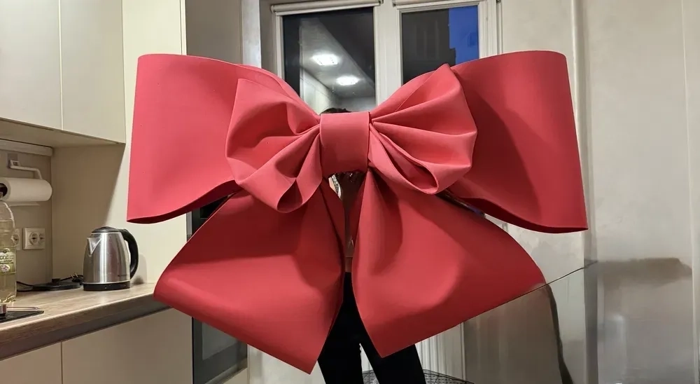 Червоний Бант на авто 1.5 м. Аксесуари для авто