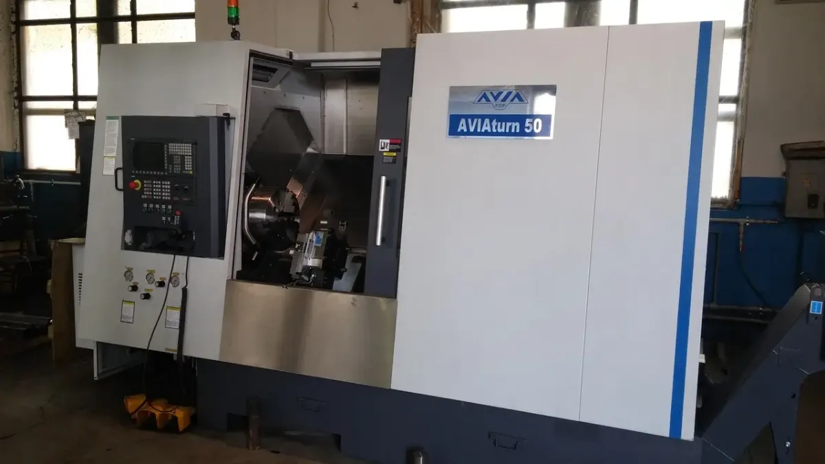 Механічна обробка металу (Токарні верстати DMG CLX 350, Spinner TC450, АVIAturn 50)
