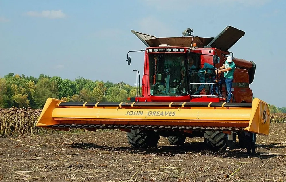 Жниварка для соняшнику John Greaves