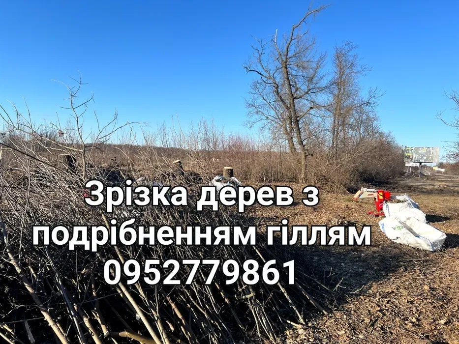 Подрібнення гілля