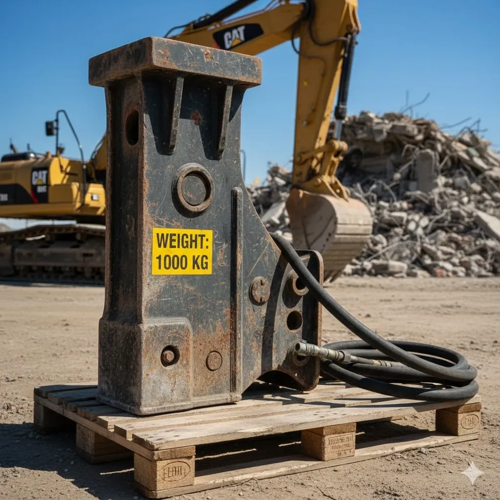 Гідромолот вагою 1000 кг - надійно!