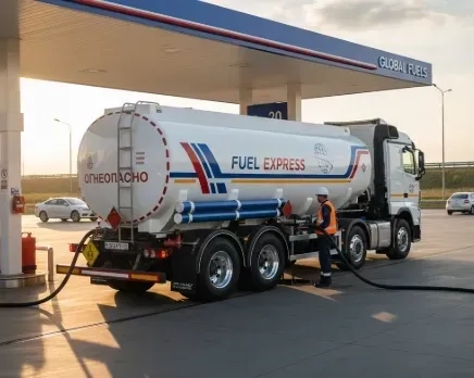 Бензовоз (паливозаправник)-перевезення пального.