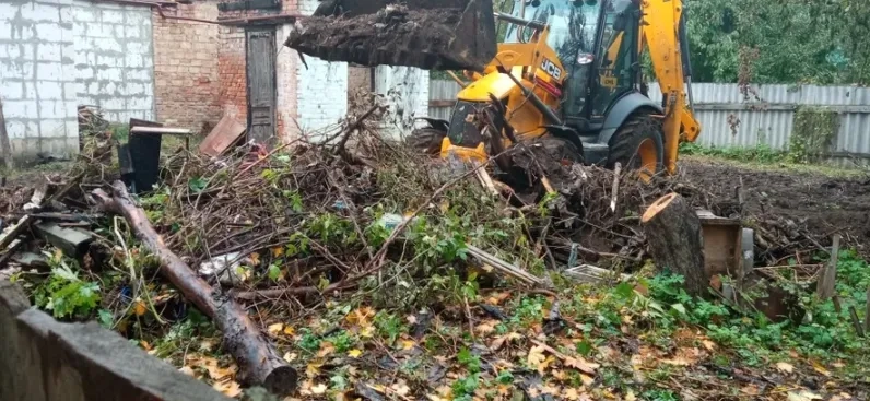 Послуги трактора-екскаватора JCB, Послуги, вивіз сміття