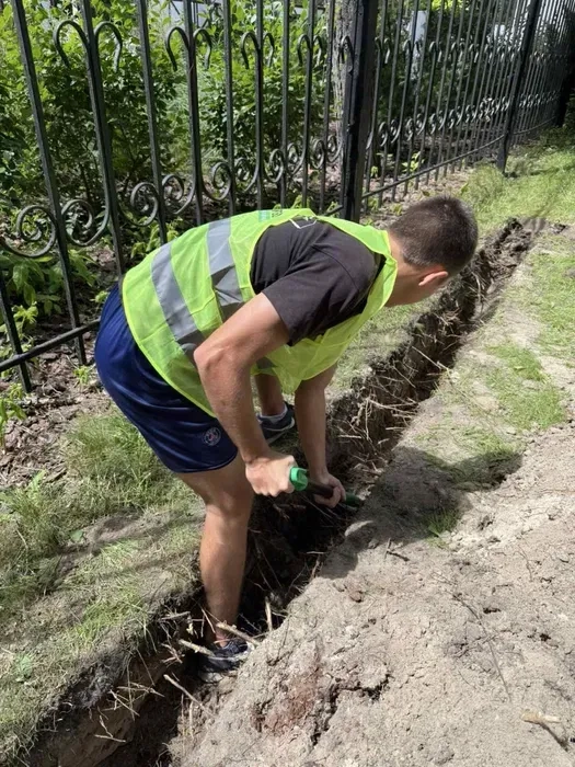 Земельные, земляные работы, копка траншей