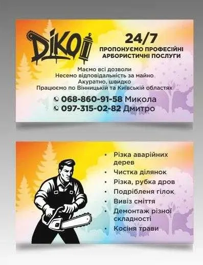 Аварійні дерева — швидке видалення