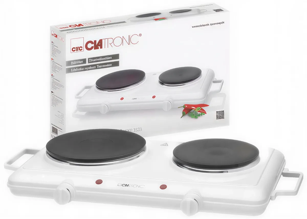 Електрична плита Clatronic — зручна та ефективна для приготування.