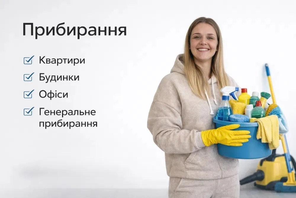 Клінінгове прибирання приміщень