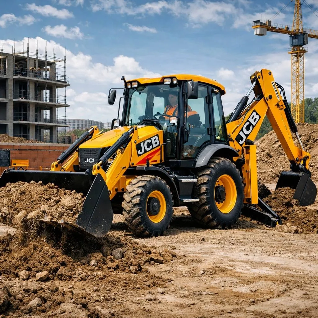 Екскаватор-навантажувач JCB — надійно та потужно