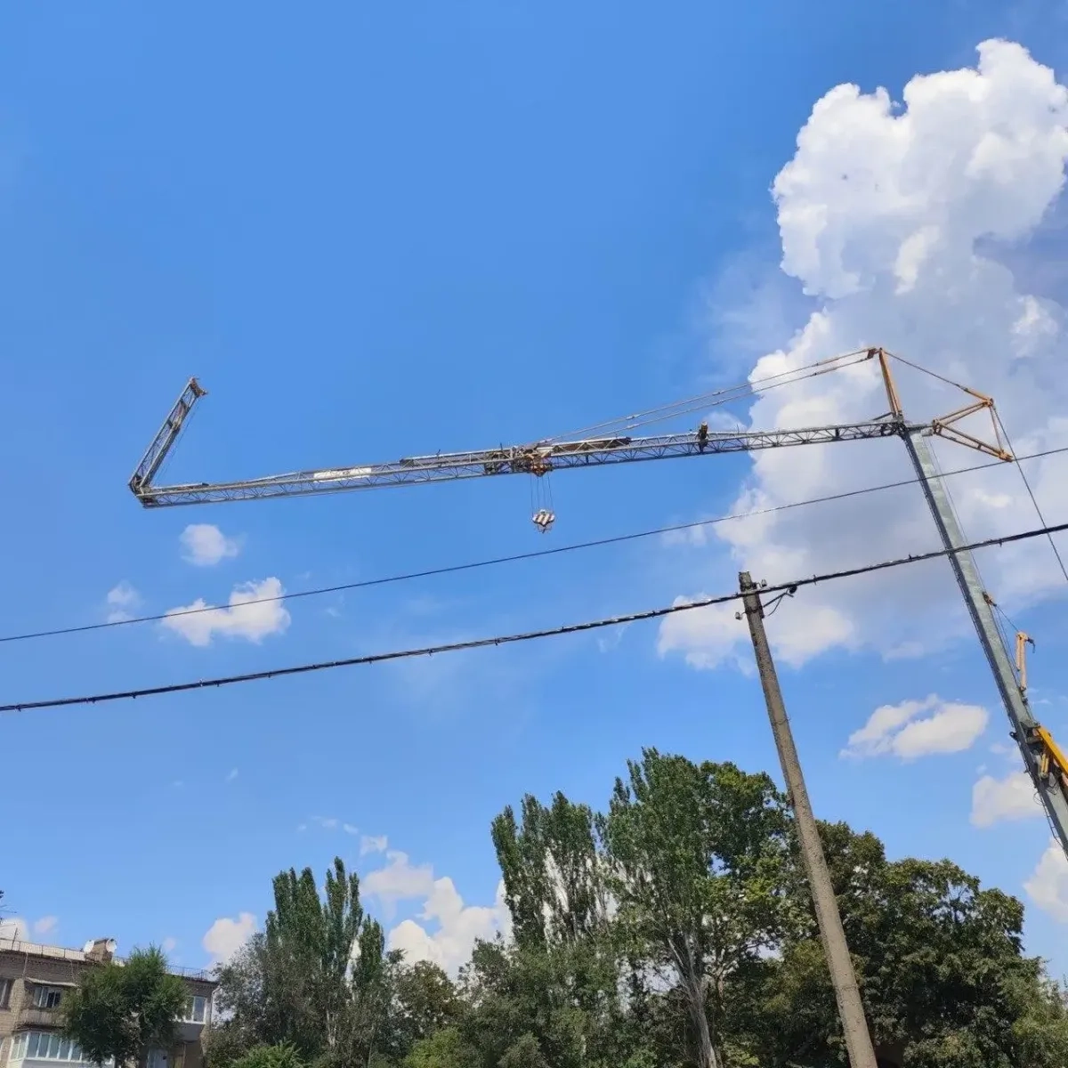 Будівельний баштовий кран, вантажність 4 т