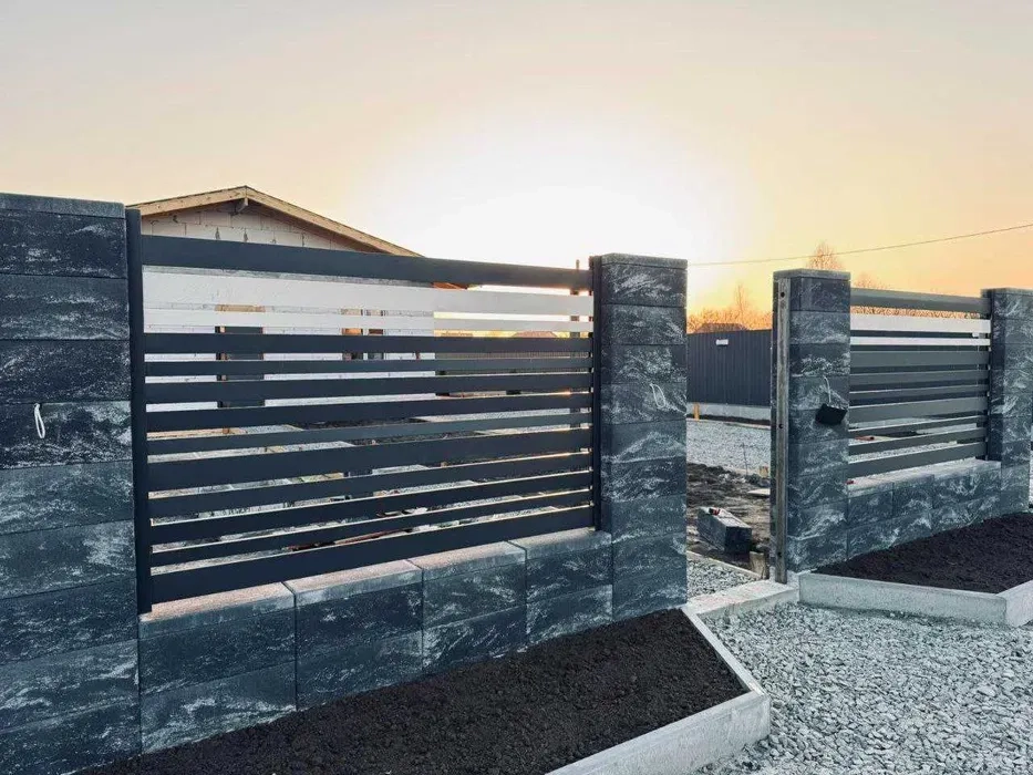 Монтаж парканів під ключ Бориспіль/Забор з профнастилу/Огорожа/Ворота