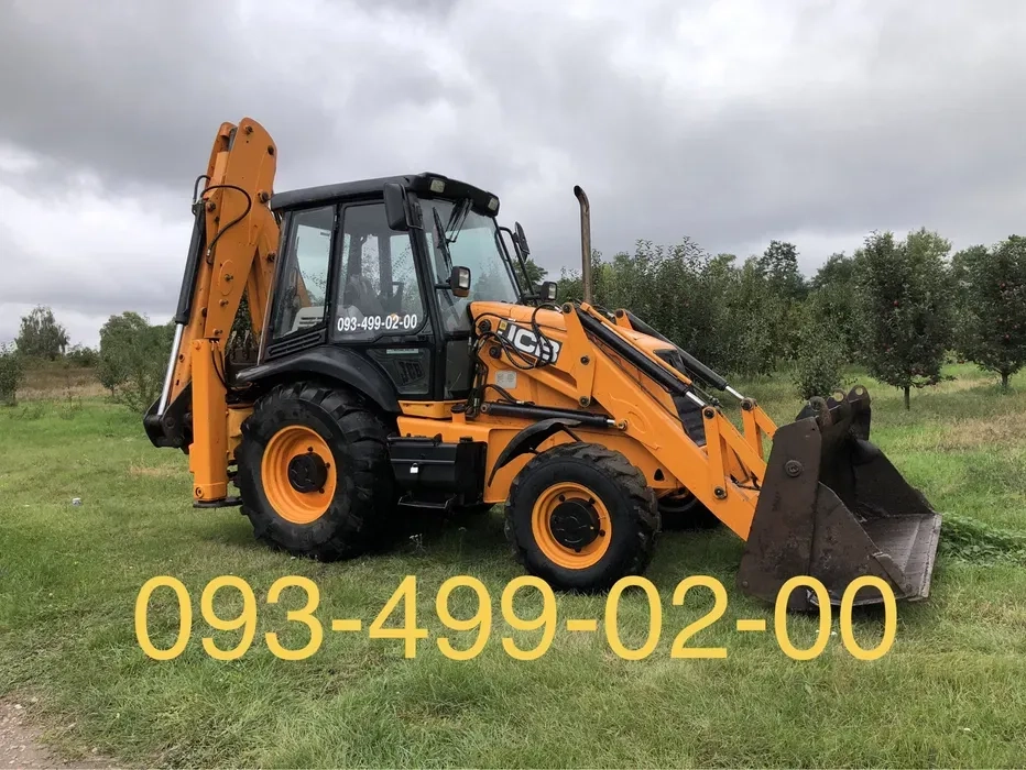 Послуги екскаватора-навантажувача JCB: копання траншей, котлованів та планування ділянок!