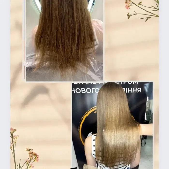 Кератинове випрямлення, відновлення самого пошкодженного волосся,