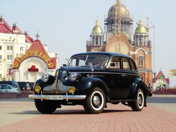 171 Ретро авто на весілля зйомки Pobeda GAZ M-20