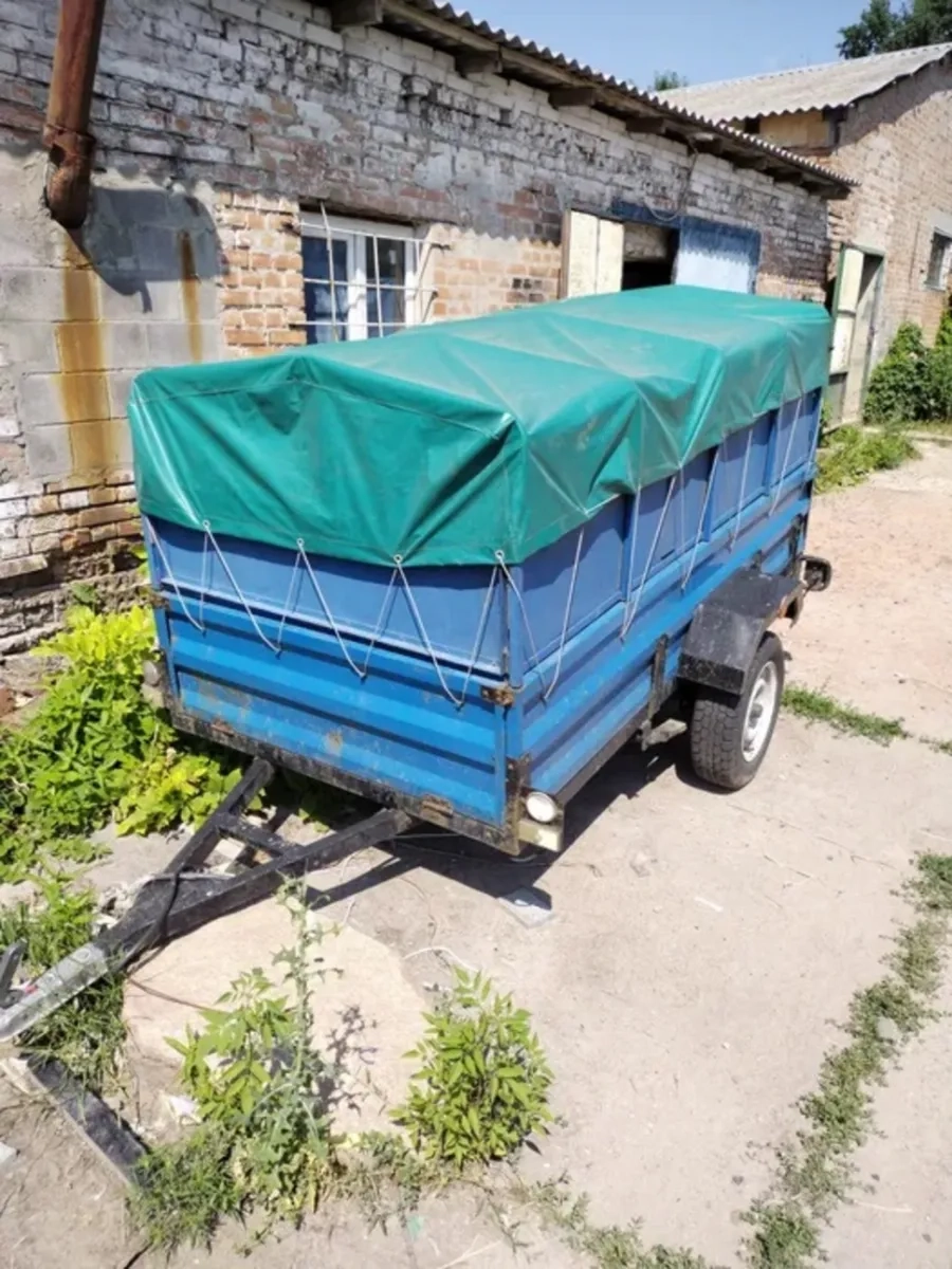 Причіп для легкових авто із нарощеними бортами