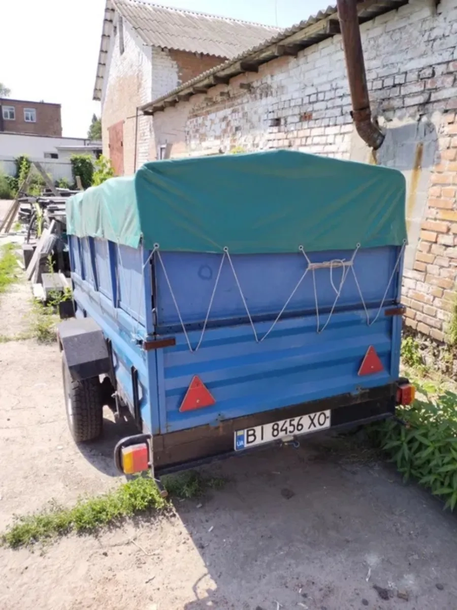 Причіп для легкових авто із нарощеними бортами