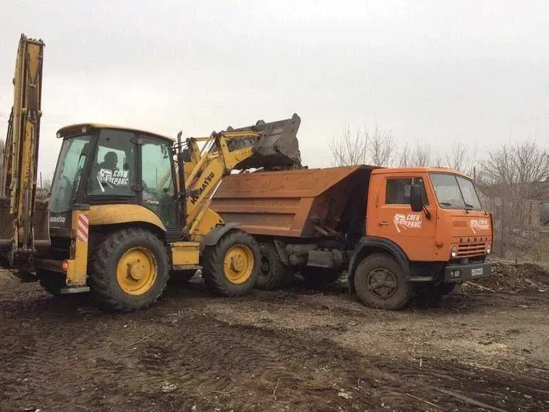 Вивіз будівельного сміття, вантажоперевезення, екскаватор, пісок, відсів