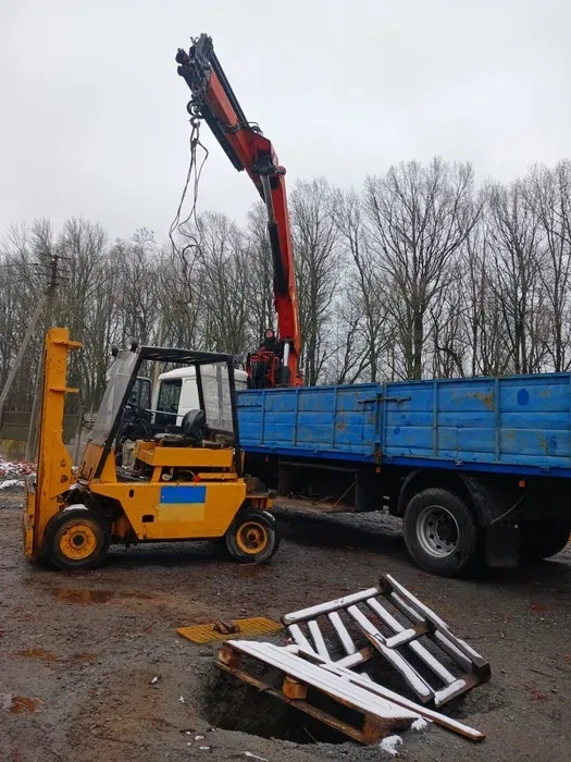 Послуги Маніпулятора та Вантажоперевезення Будь-якої Складності: Швидке Завантаження, Доставка та Монтаж.